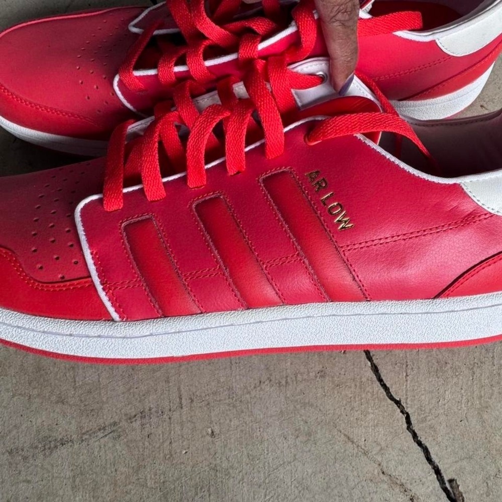 Adidas Originals Men's Red  AR Low  Sneakers Size 15 Shoes‎